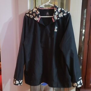 Disneyland Mickey Mouse Women's Windbreaker Jacket Size XL